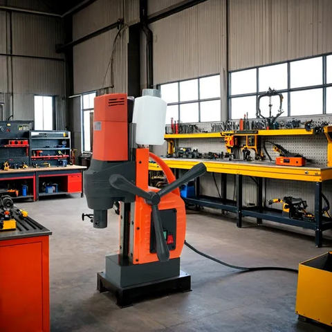 Магнитная дрель 220 В для обработки легких стальных пластин