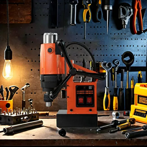 Диапазон сверления 16 мм, ручная магнитная дрель, магнитный станок для колонкового сверления, 220 В