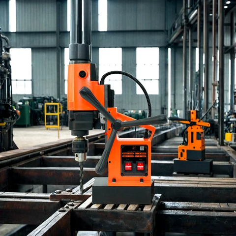 Компактная магнитная дрель весом 11/12 кг и вариантами цвета