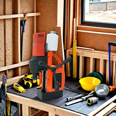 Портативная магнитная дрель с технологией автоматической абсорбции