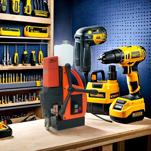 Мощная многофункциональная дрель с магнитным сиденьем для точных задач