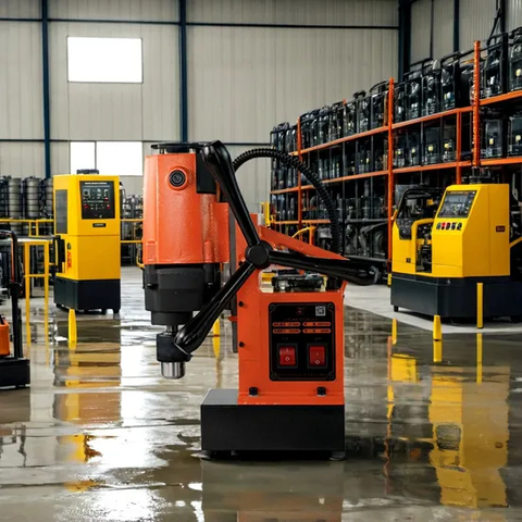 Промышленная магнитная дрель 220 В с прецизионным спиральным сверлом