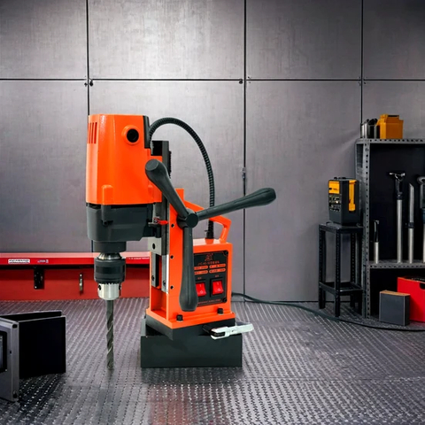 Красочная магнитная дрель: оранжевая, синяя, зеленая, вес 11/12 кг.